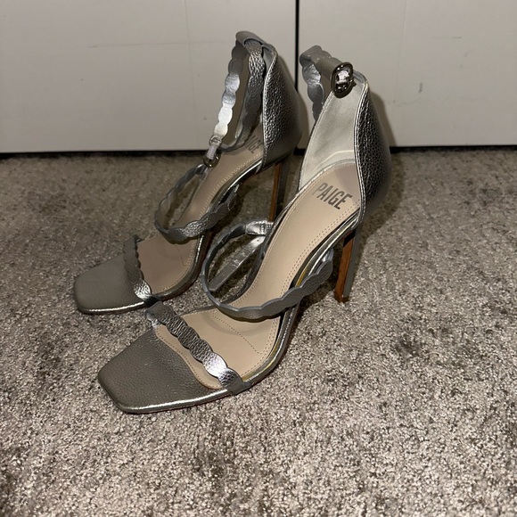 PAIGE Shoes - Paige Silver Women's Heels